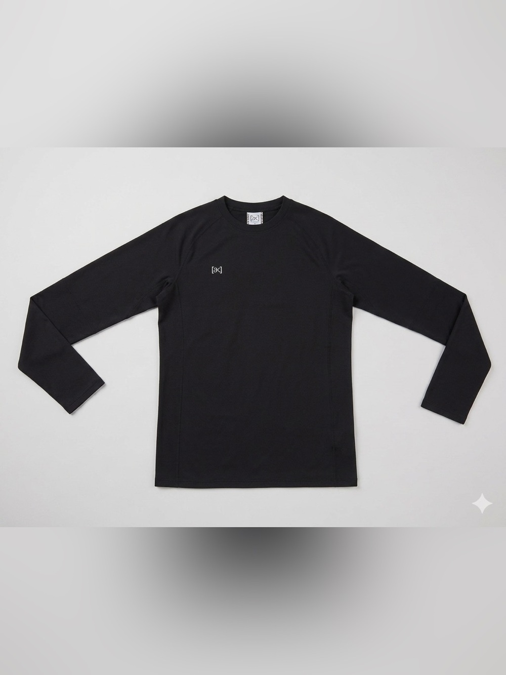 Burton AK Base Layer Top Mens Small Black Long Sleeve Thermal Shirt